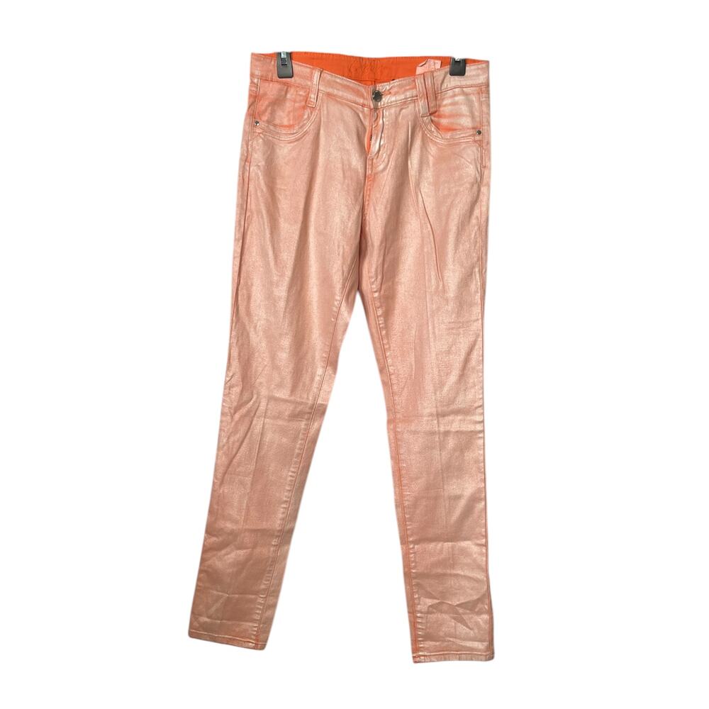 Metallic Rose Gold Pants